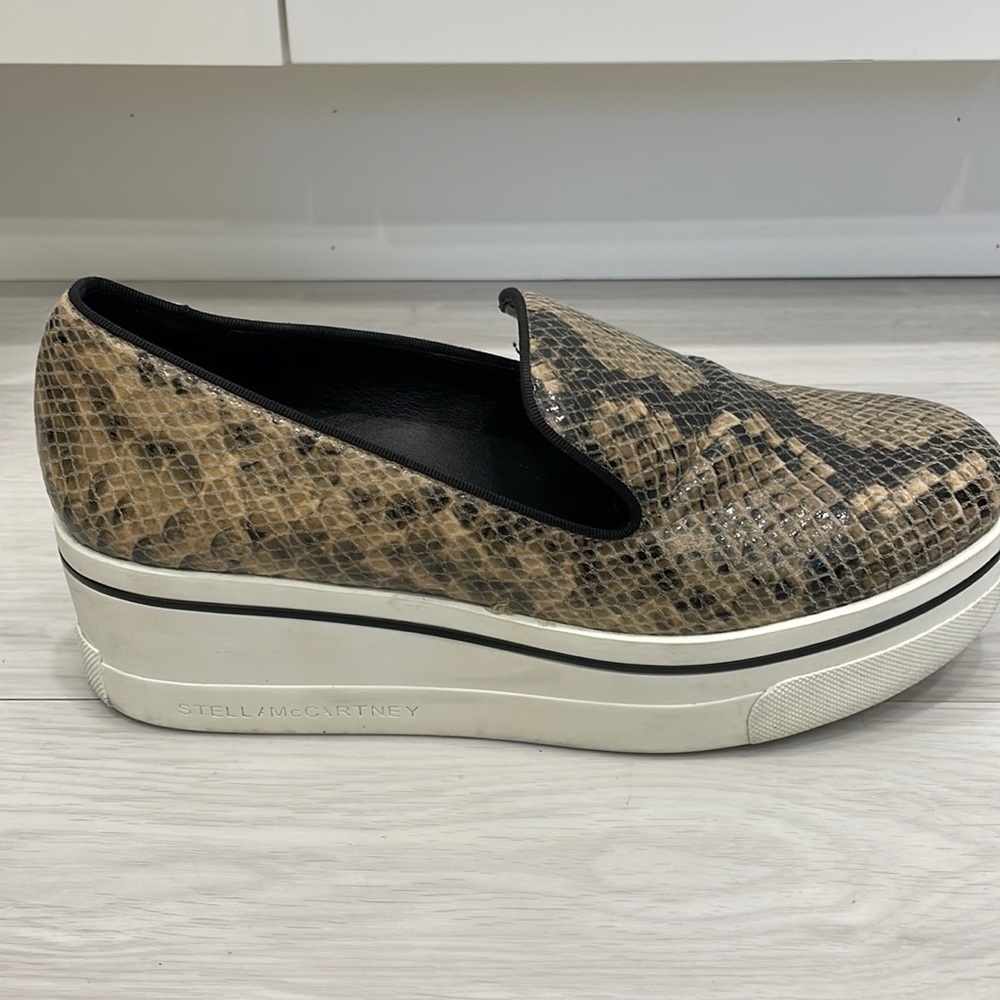 Stella McCartney Binx Python/Snakeskin Print Platform Shoes - Picture 7 of 16
